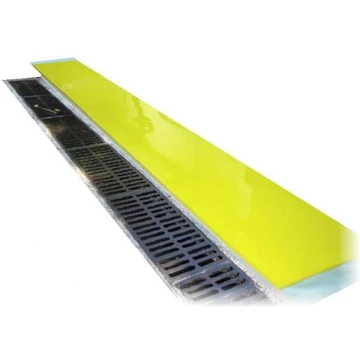 Csatornafedő lap rácsos folyókához 160 x 42,5 x 1 cm Csatornafedő lap rácsos folyókához 160 x 42,5 x 1 cm