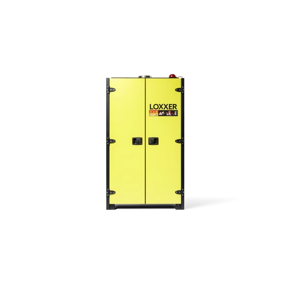 Li-ion battery charging and storage cabinet
