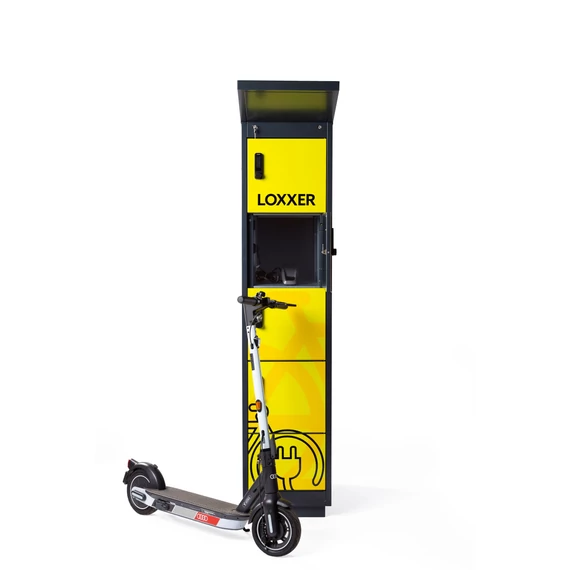Outdoor Li-ion battery locker charging cabinet